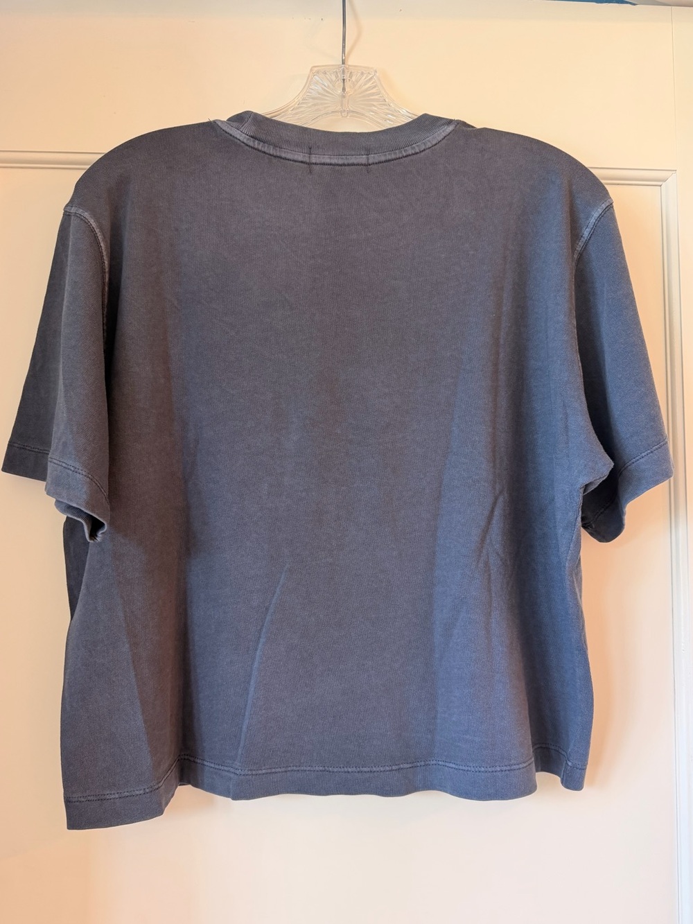 Relaxed Crop Tee, dark grey - Picture 6 of 9